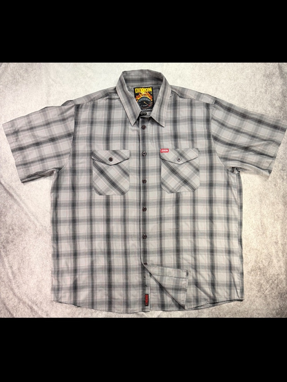 Dixxon Flannel “The Limited” XXL Gray Plaid D-Lux Bamboo Blend Snap Button Shirt